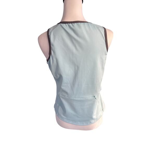 Moving Comfort Dri Layer Excercise Top Blue Medium - Picture 2 of 4